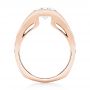 18k Rose Gold 18k Rose Gold Custom Diamond Engagement Ring - Front View -  103165 - Thumbnail