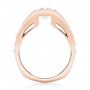 14k Rose Gold 14k Rose Gold Custom Diamond Engagement Ring - Front View -  103165 - Thumbnail