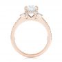 14k Rose Gold 14k Rose Gold Custom Diamond Engagement Ring - Front View -  103219 - Thumbnail