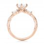 14k Rose Gold 14k Rose Gold Custom Diamond Engagement Ring - Front View -  103418 - Thumbnail