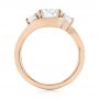 14k Rose Gold 14k Rose Gold Custom Diamond Engagement Ring - Front View -  104262 - Thumbnail