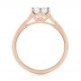 14k Rose Gold 14k Rose Gold Custom Diamond Engagement Ring - Front View -  104329 - Thumbnail