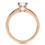 14k Rose Gold 14k Rose Gold Custom Diamond Engagement Ring - Front View -  1107 - Thumbnail