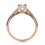 14k Rose Gold 14k Rose Gold Custom Diamond Engagement Ring - Front View -  1162 - Thumbnail