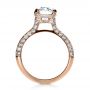 14k Rose Gold 14k Rose Gold Custom Diamond Engagement Ring - Front View -  1164 - Thumbnail