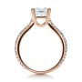 14k Rose Gold 14k Rose Gold Custom Diamond Engagement Ring - Front View -  1402 - Thumbnail