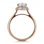 14k Rose Gold 14k Rose Gold Custom Diamond Engagement Ring - Front View -  1408 - Thumbnail
