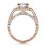 18k Rose Gold 18k Rose Gold Custom Diamond Engagement Ring - Front View -  1416 - Thumbnail