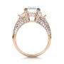 18k Rose Gold 18k Rose Gold Custom Diamond Engagement Ring - Front View -  1434 - Thumbnail
