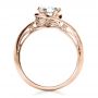 14k Rose Gold 14k Rose Gold Custom Diamond Engagement Ring - Front View -  1449 - Thumbnail