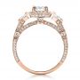 14k Rose Gold 14k Rose Gold Custom Diamond Engagement Ring - Front View -  1451 - Thumbnail