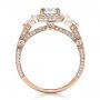 14k Rose Gold 14k Rose Gold Custom Diamond Engagement Ring - Front View -  1451 - Thumbnail