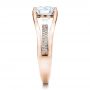 14k Rose Gold 14k Rose Gold Custom Diamond Engagement Ring - Side View -  100035 - Thumbnail