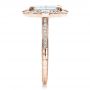 14k Rose Gold 14k Rose Gold Custom Diamond Engagement Ring - Side View -  100091 - Thumbnail