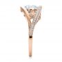 18k Rose Gold 18k Rose Gold Custom Diamond Engagement Ring - Side View -  100551 - Thumbnail