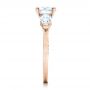 18k Rose Gold 18k Rose Gold Custom Diamond Engagement Ring - Side View -  101230 - Thumbnail