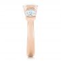 14k Rose Gold 14k Rose Gold Custom Diamond Engagement Ring - Side View -  102296 - Thumbnail