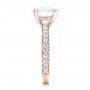 14k Rose Gold 14k Rose Gold Custom Diamond Engagement Ring - Side View -  102339 - Thumbnail