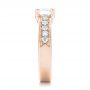 14k Rose Gold 14k Rose Gold Custom Diamond Engagement Ring - Side View -  102345 - Thumbnail