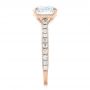 14k Rose Gold 14k Rose Gold Custom Diamond Engagement Ring - Side View -  102402 - Thumbnail