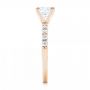 18k Rose Gold 18k Rose Gold Custom Diamond Engagement Ring - Side View -  102582 - Thumbnail