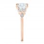 14k Rose Gold 14k Rose Gold Custom Diamond Engagement Ring - Side View -  102594 - Thumbnail