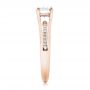 14k Rose Gold 14k Rose Gold Custom Diamond Engagement Ring - Side View -  102903 - Thumbnail