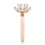 14k Rose Gold 14k Rose Gold Custom Diamond Engagement Ring - Side View -  102927 - Thumbnail