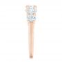18k Rose Gold 18k Rose Gold Custom Diamond Engagement Ring - Side View -  102941 - Thumbnail