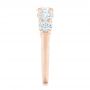 18k Rose Gold 18k Rose Gold Custom Diamond Engagement Ring - Side View -  102941 - Thumbnail