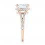 14k Rose Gold 14k Rose Gold Custom Diamond Engagement Ring - Side View -  102946 - Thumbnail