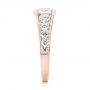 18k Rose Gold 18k Rose Gold Custom Diamond Engagement Ring - Side View -  103165 - Thumbnail