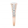 18k Rose Gold 18k Rose Gold Custom Diamond Engagement Ring - Side View -  103165 - Thumbnail