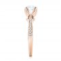 14k Rose Gold 14k Rose Gold Custom Diamond Engagement Ring - Side View -  103464 - Thumbnail