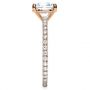 14k Rose Gold 14k Rose Gold Custom Diamond Engagement Ring - Side View -  1104 - Thumbnail