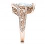 14k Rose Gold 14k Rose Gold Custom Diamond Engagement Ring - Side View -  1442 - Thumbnail