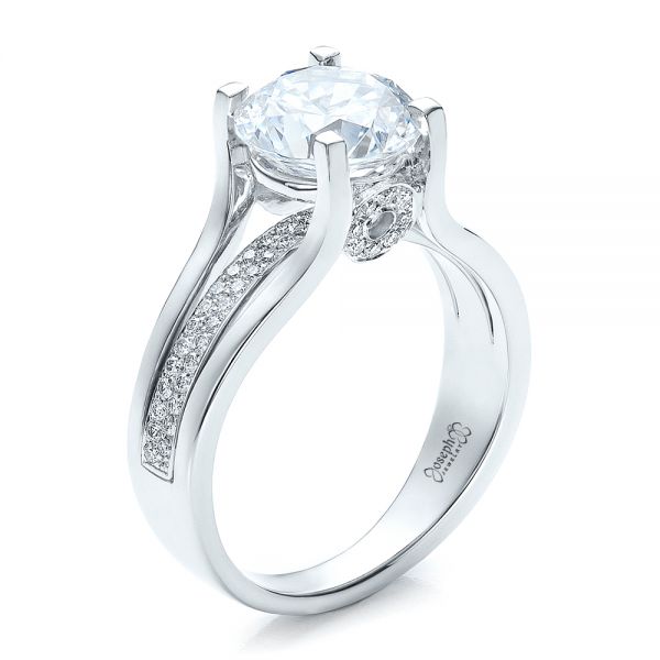 Custom Diamond Engagement Ring - Image