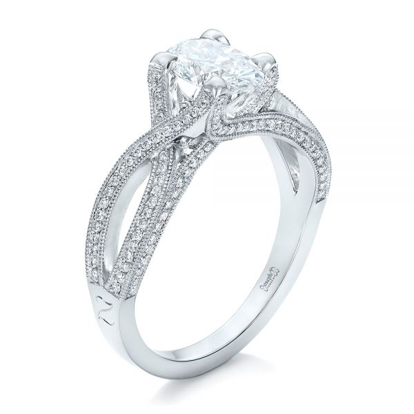 Custom Diamond Engagement Ring - Image