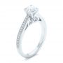 14k White Gold Custom Diamond Engagement Ring