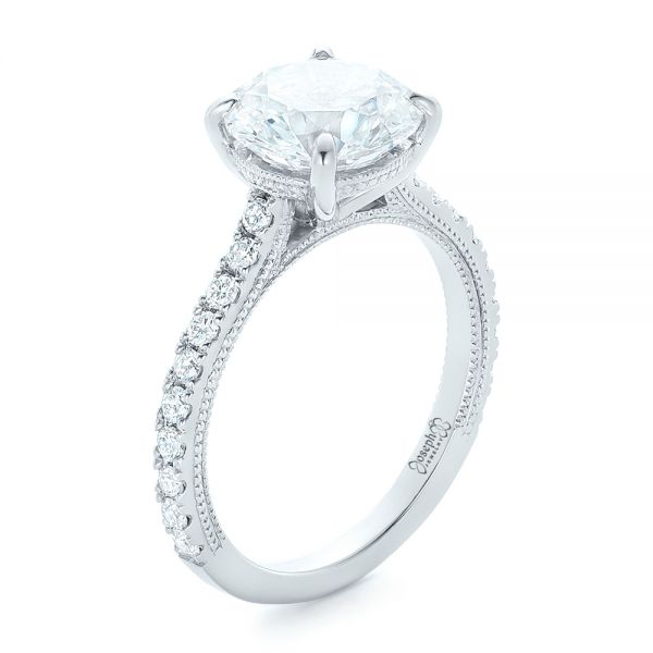 Custom Diamond Engagement Ring - Image