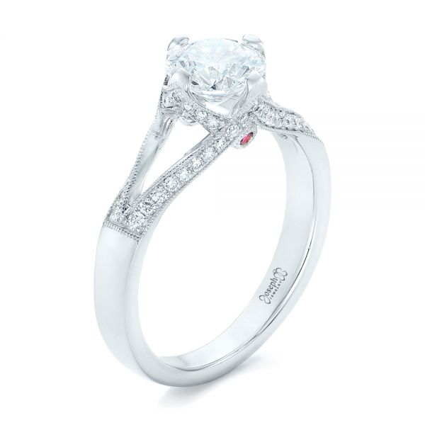 Custom Diamond Engagement Ring - Image