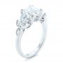  Platinum Custom Diamond Engagement Ring - Three-Quarter View -  102594 - Thumbnail