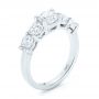 18k White Gold Custom Diamond Engagement Ring