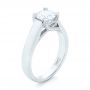  Platinum Custom Diamond Engagement Ring - Three-Quarter View -  102996 - Thumbnail