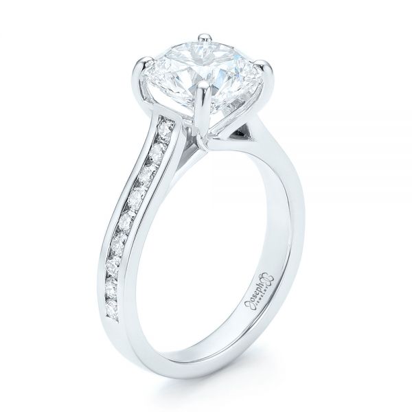 Custom Diamond Engagement Ring - Image