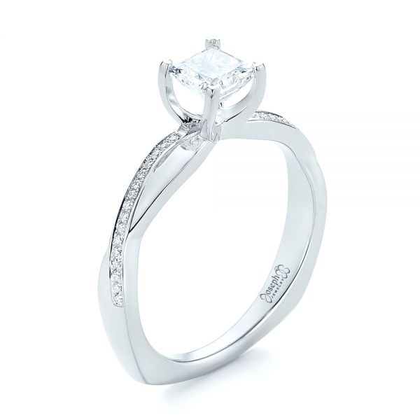 Custom Diamond Engagement Ring 103637 Seattle Bellevue Joseph Jewelry