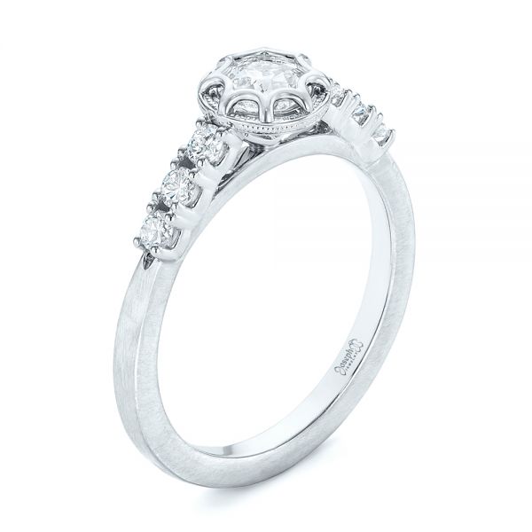 Custom Diamond Engagement Ring 104063 Seattle Bellevue Joseph Jewelry