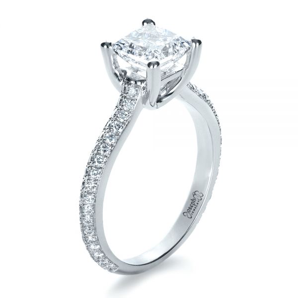 Custom Diamond Engagement Ring - Image