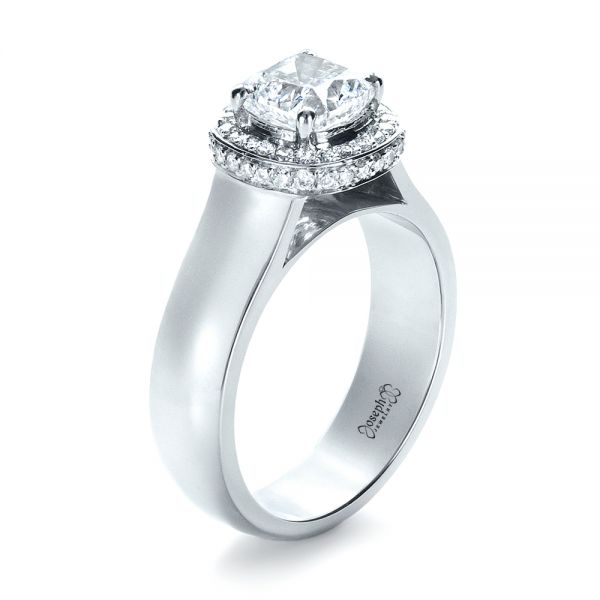 Custom Diamond Engagement Ring - Image