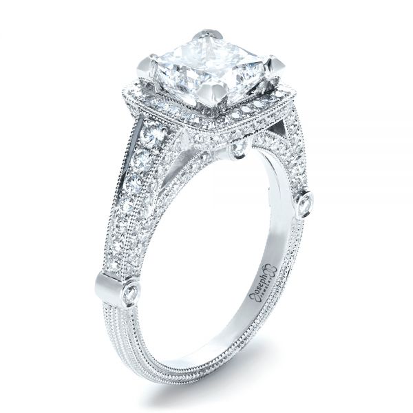 Custom Diamond Engagement Ring - Image